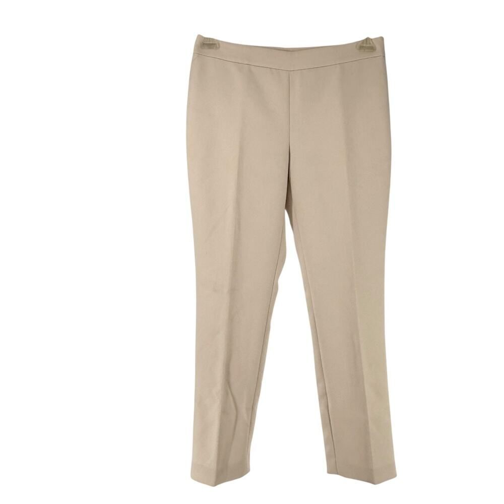 Kate Spade Trouser Pants Size 4 Cream Off White Classic 25.5 Inseam Dress Pants